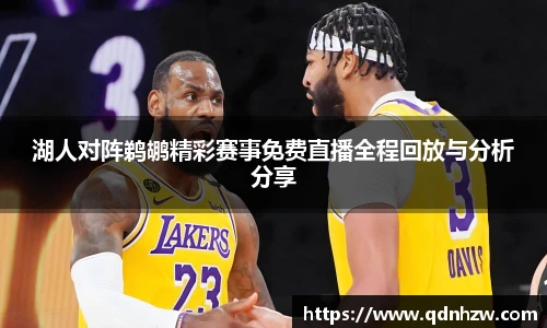 湖人对阵鹈鹕精彩赛事免费直播全程回放与分析分享
